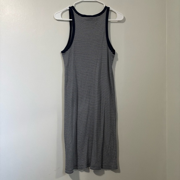 Ralph Lauren Sport Striped Ribbed Tank Dress - Navy/White - Picture 4 of 6